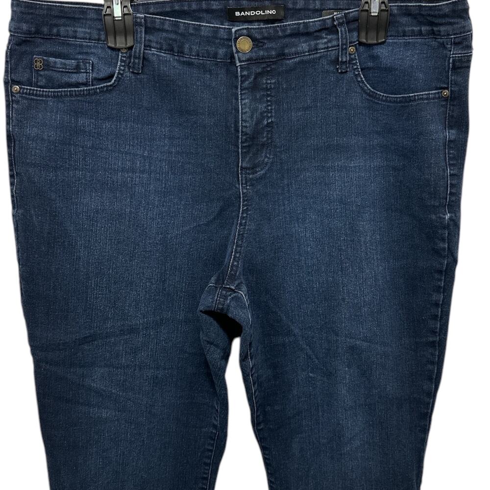 BANDOLINO Jeans Womens Size 22W Short Blue Mandie - Picture 3 of 7